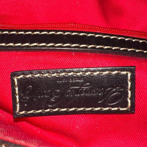 Dooney & Bourke Black and White Monogram Shoulder Bag - Picture 7 of 16